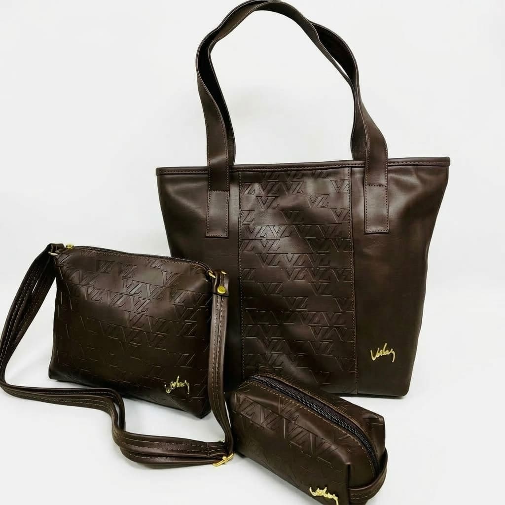 Kit de 3 carteras de cuero Velez Milano