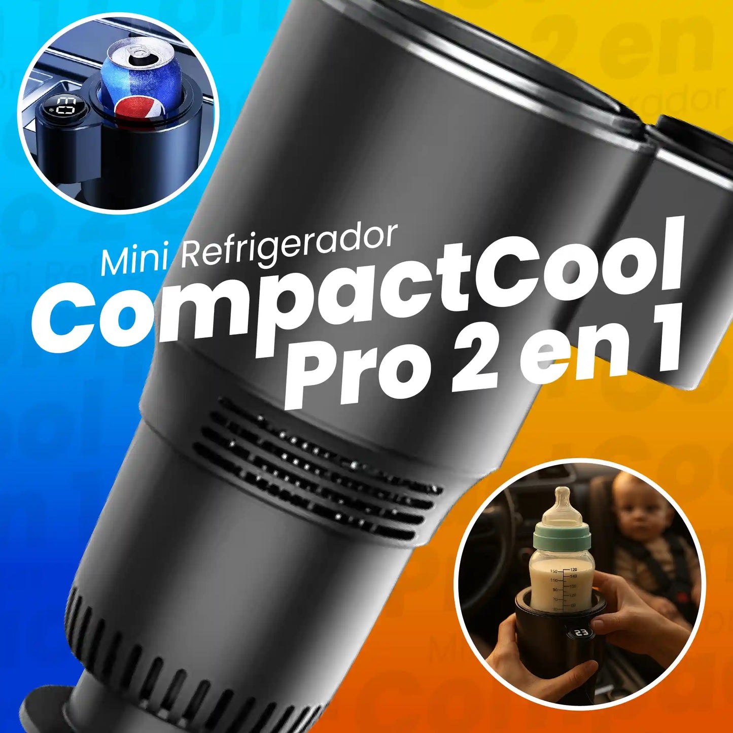Mini Refrigerador Compact Cool Pro 2 en 1