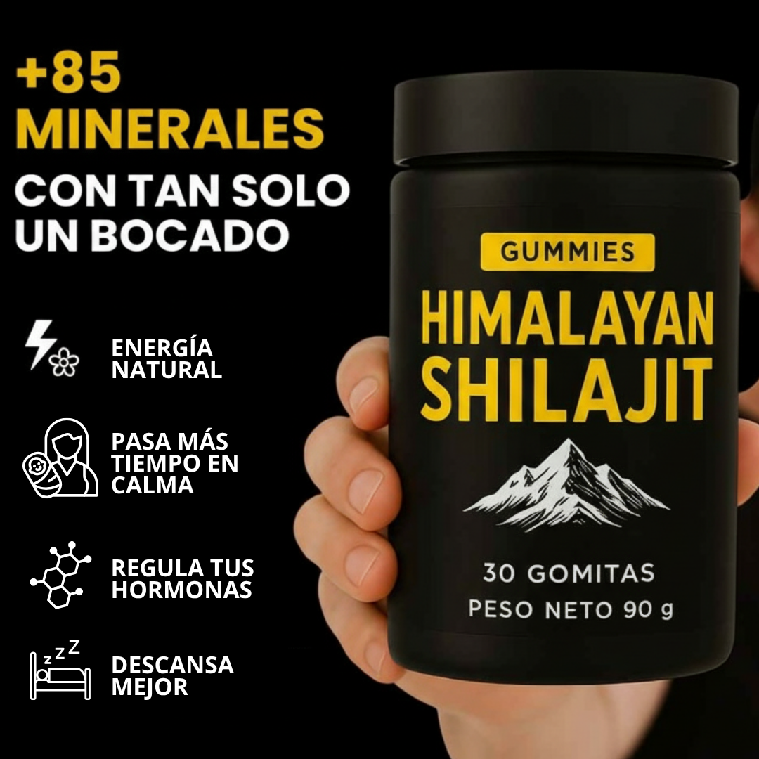 Shilajit MOMERGY™ – Energía real para mamás reales