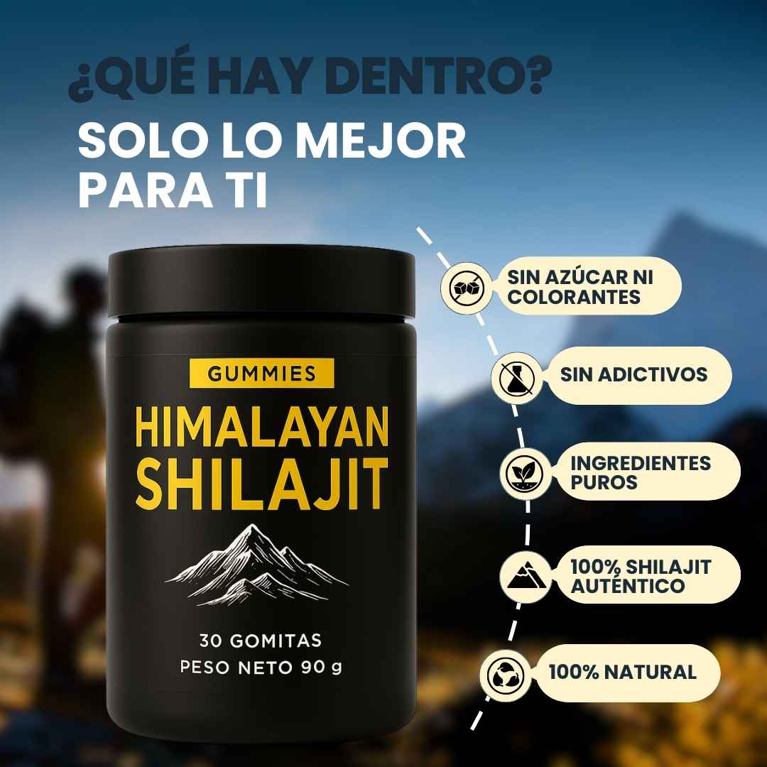 Shilajit Vital Gummies - Energía Ancestral en Cada Bocado
