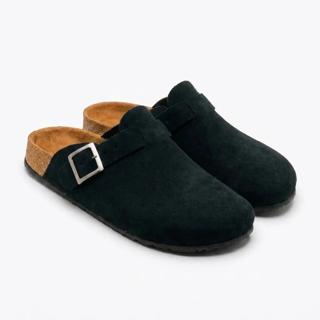 Zuecos de gamuza - Mule cómodos para usar todo el día
