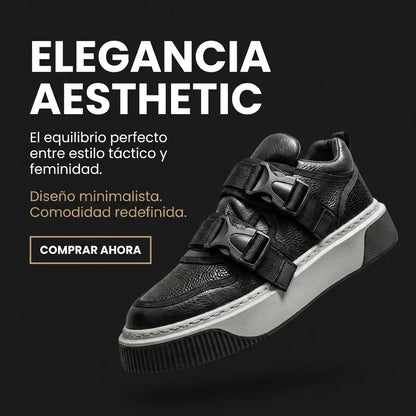 Tenis Lazzaro - Deportivo casuales con hebilla
