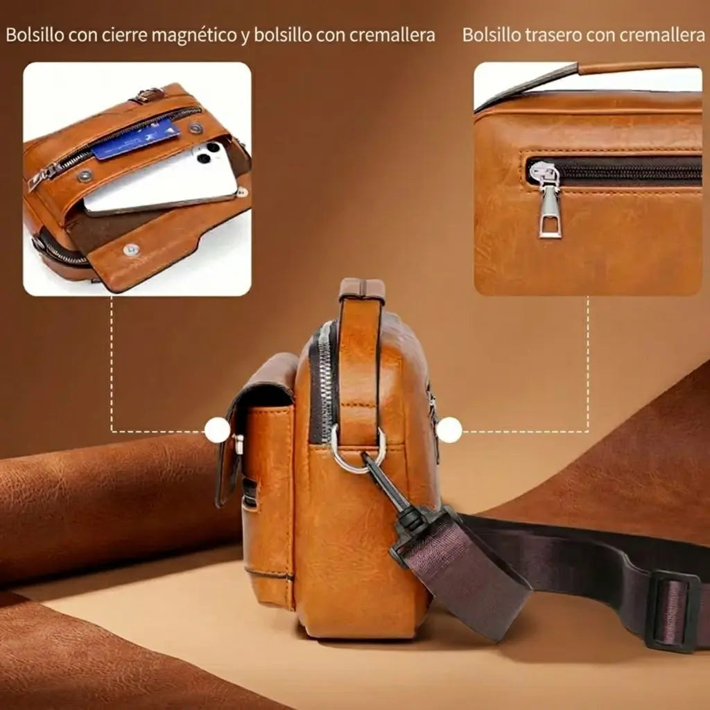 Bolso de mano Weixier - Cuero premium