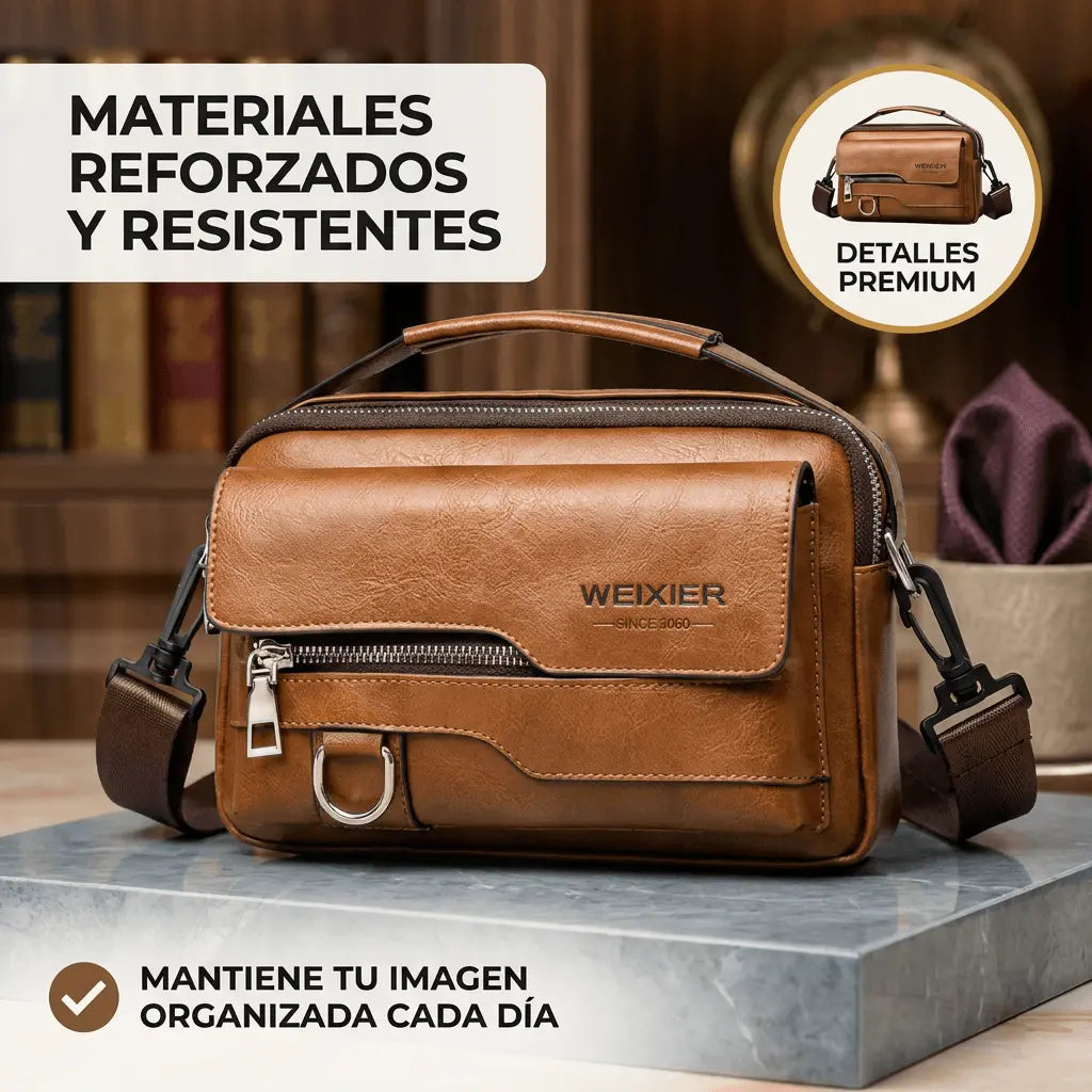 Bolso de mano Weixier - Cuero premium