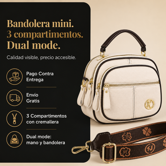 BOLSO MINI CON CORREA AJUSTABLE - 02 — vista 1