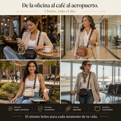 BOLSO MINI CON CORREA AJUSTABLE - 02 — vista 5