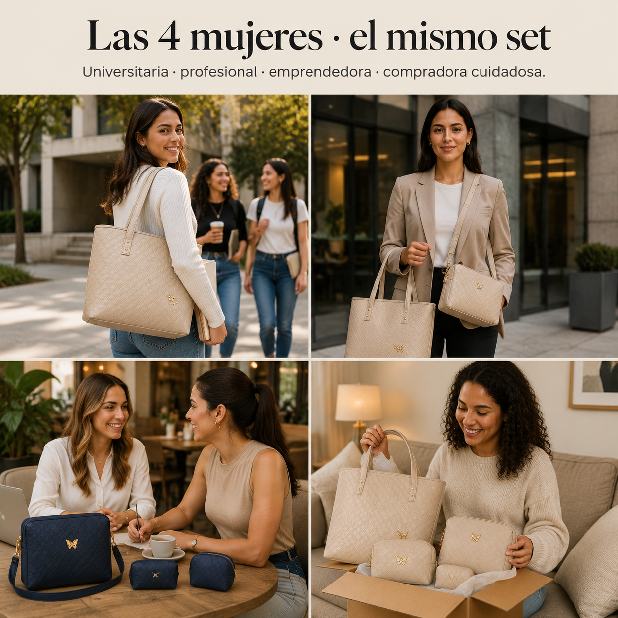 Set Mariposa x4 — vista 5