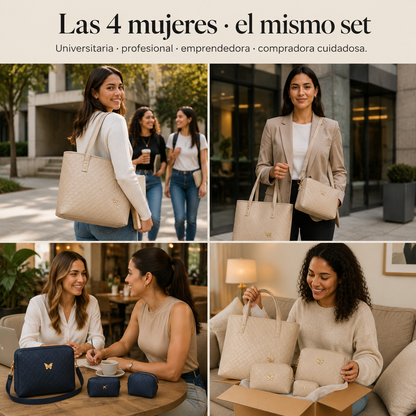 Set Mariposa x4 — vista 5