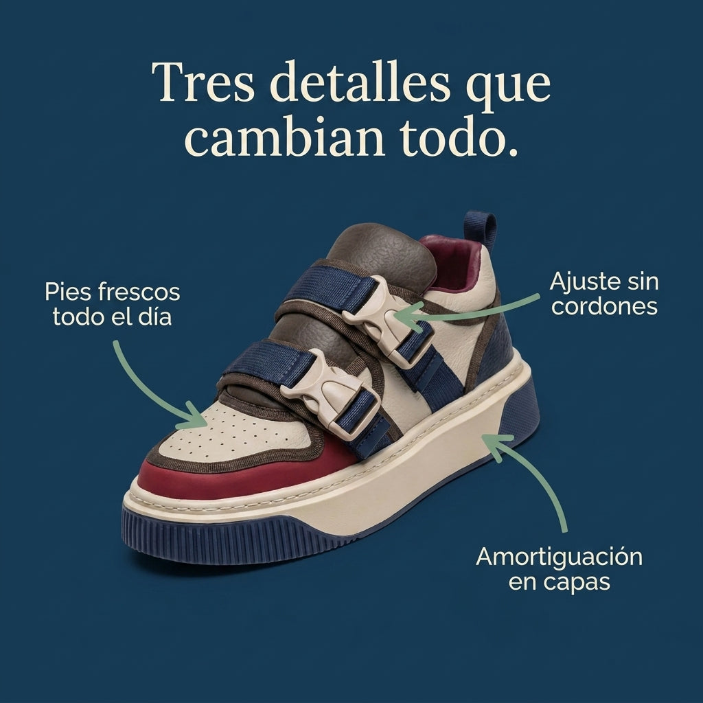 Zapatillas casuales con hebilla — vista 3