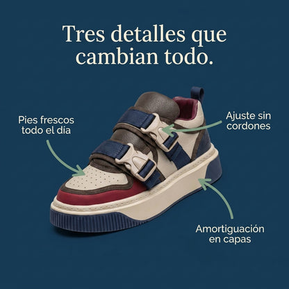 Zapatillas casuales con hebilla — vista 3