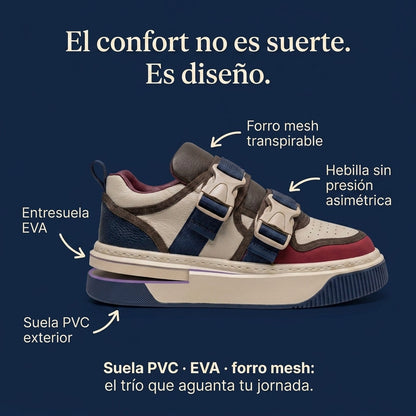 Zapatillas casuales con hebilla — vista 4