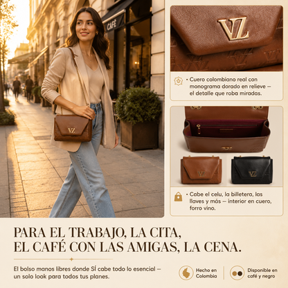 Manos Libres Mini De Cuero — vista 5
