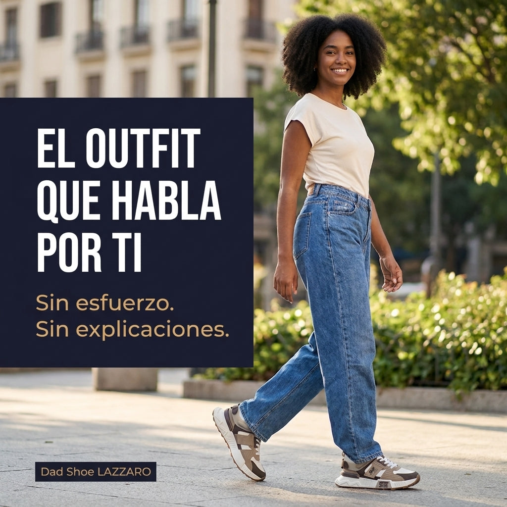 zapato deportivo casual de suela gruesa — vista 5