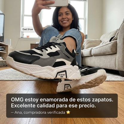 zapato deportivo casual de suela gruesa — vista 6