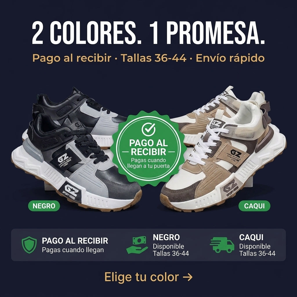 zapato deportivo casual de suela gruesa — vista 7