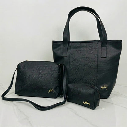 Kit de 3 carteras de cuero Velez Milano