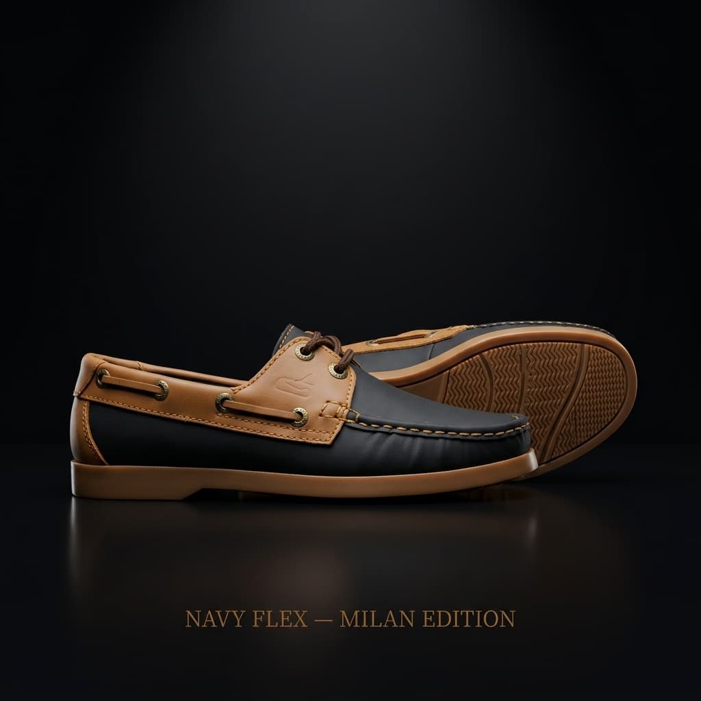 Mocasin Navy Flex - Estilo clásico italiano