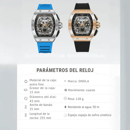 ONOLA™ MILLE - Reloj Premium para Hombres Resistente al Agua