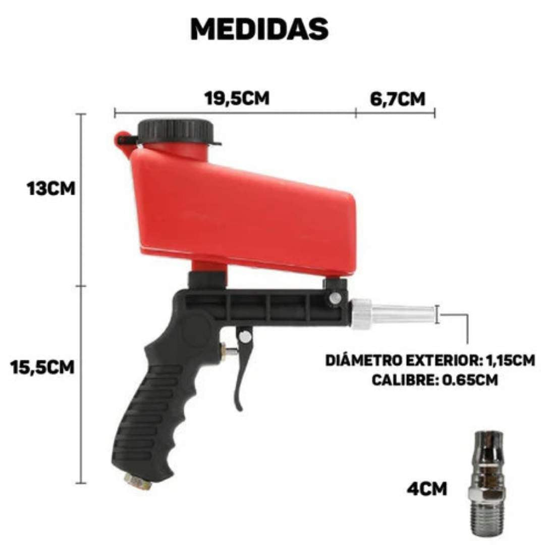 RestoraPro™ – Pistola de arena ultra potente