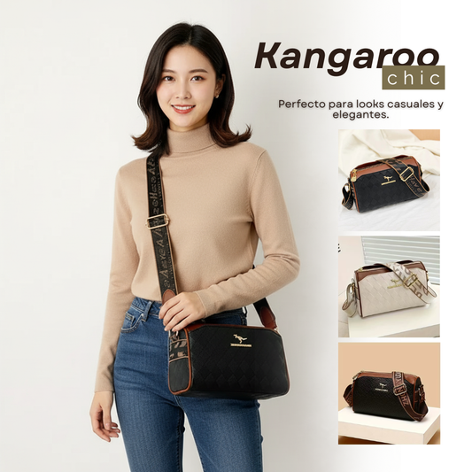 Kangaroo Chic™ – El bolso que redefine tu estilo urbano con elegancia y carácter