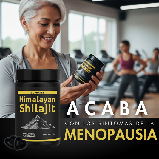 Shilajit Menobalance™ – Equilibrio y bienestar natural para la menopausia