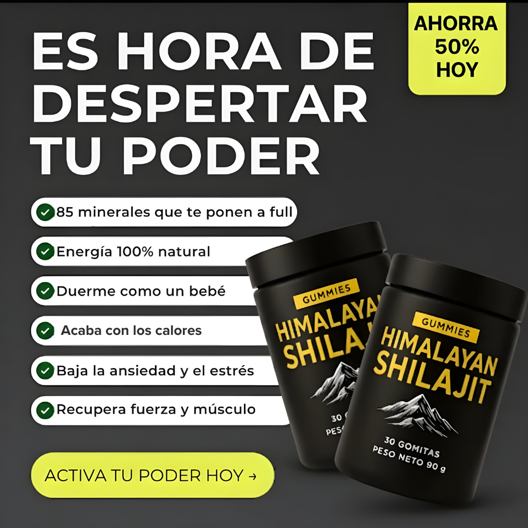 Shilajit Menobalance™ – Equilibrio y bienestar natural para la menopausia