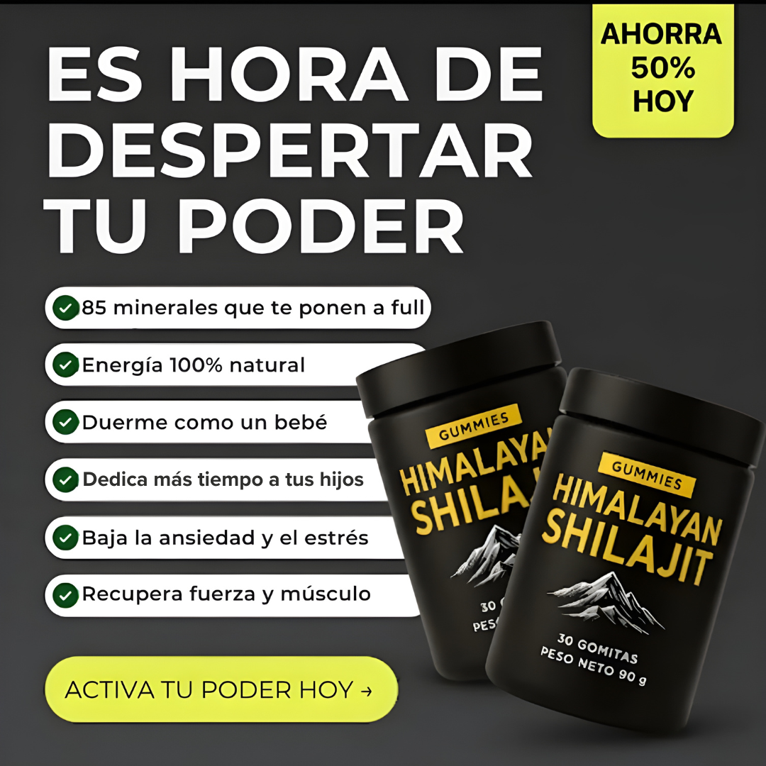 Shilajit MOMERGY™ – Energía real para mamás reales