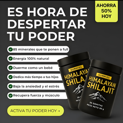 Shilajit MOMERGY™ – Energía real para mamás reales