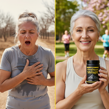 Shilajit Menobalance™ – Equilibrio y bienestar natural para la menopausia