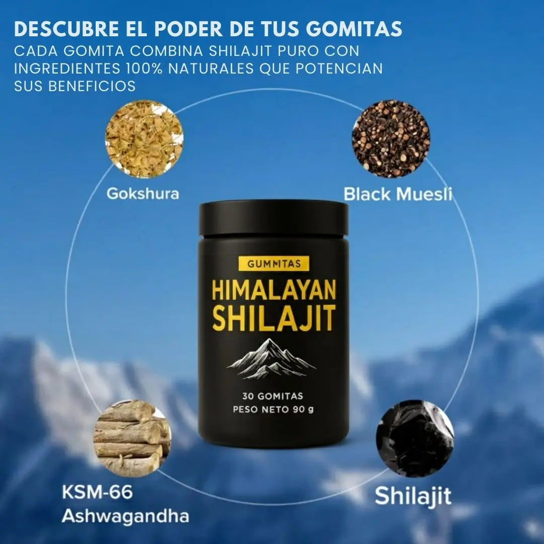 Shilajit Vital Gummies - Energía Ancestral en Cada Bocado