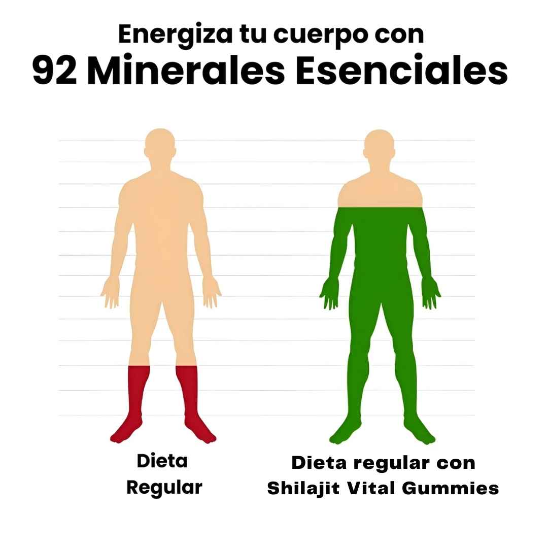 Shilajit Vital Gummies - Energía Ancestral en Cada Bocado