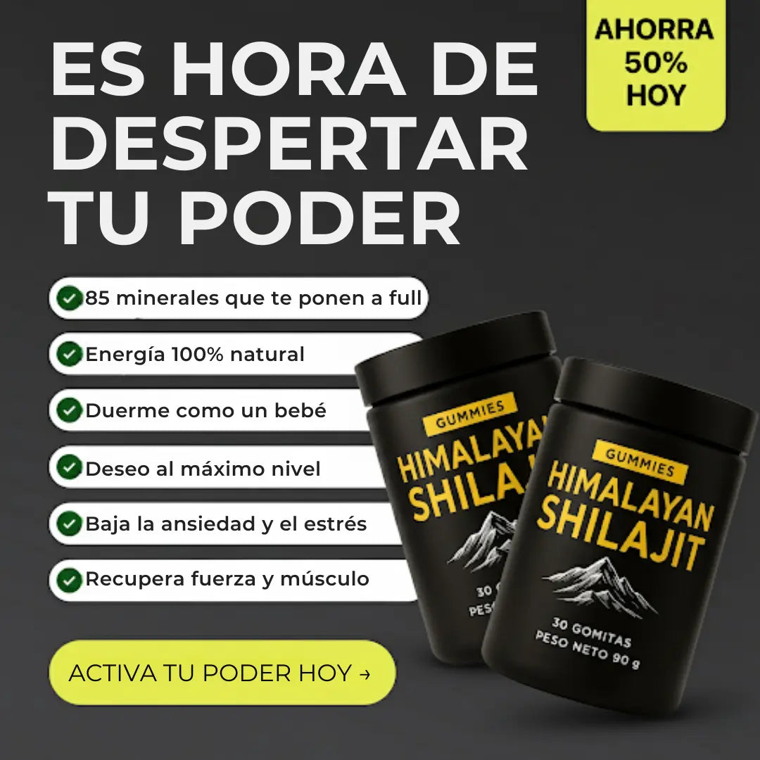 Shilajit Vital Gummies - Energía Ancestral en Cada Bocado