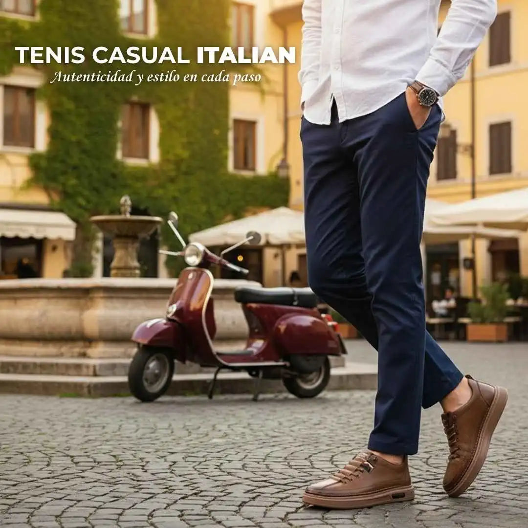 Tenis Casuales Ortopédicos Italian™ - Cuero de alta calidad