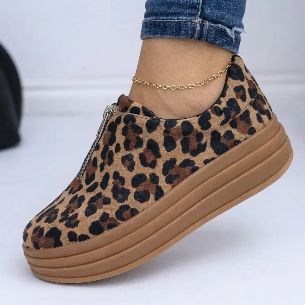 Tenis Chunky Leopardo