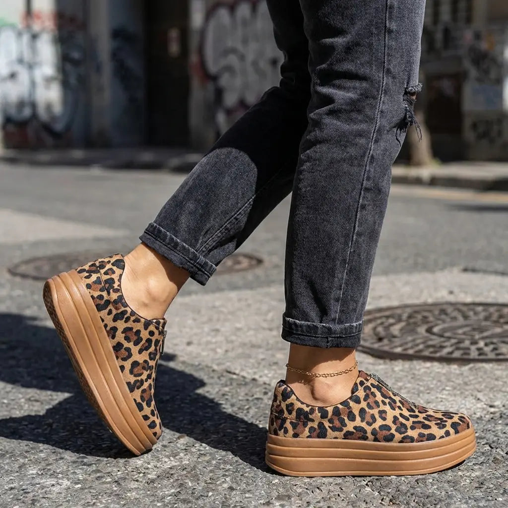 Tenis Chunky Leopardo