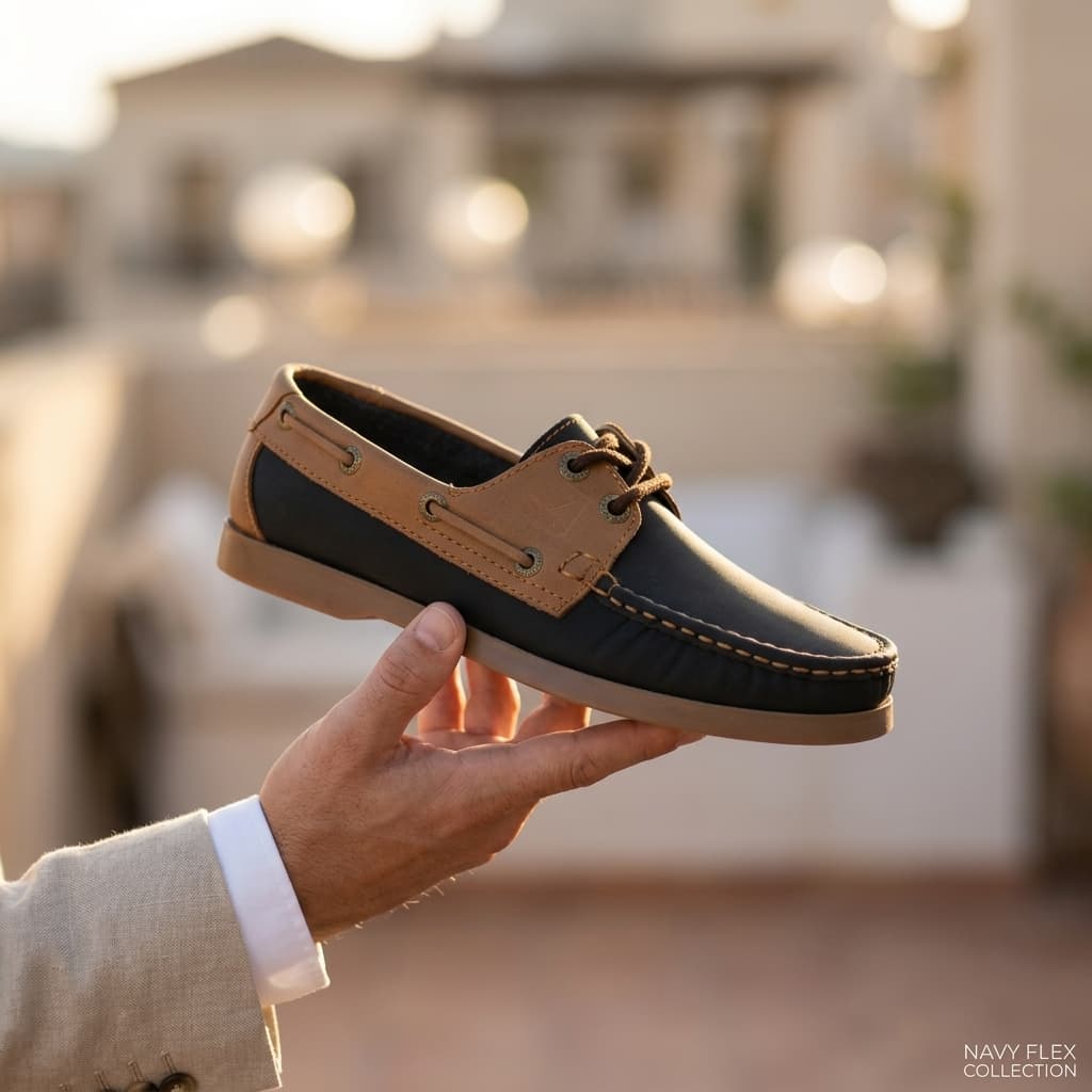 Mocasin Navy Flex - Estilo clásico italiano