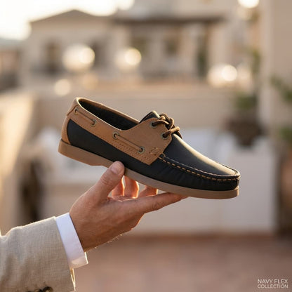 Mocasin Navy Flex - Estilo clásico italiano