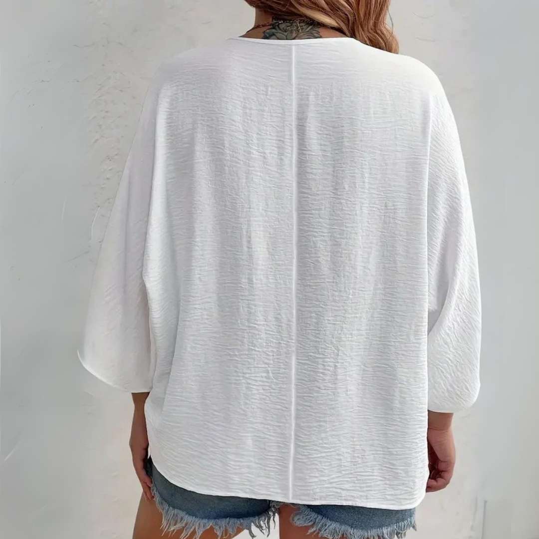 Blusa Bella Essence - Cuello en V